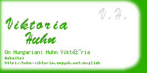 viktoria huhn business card